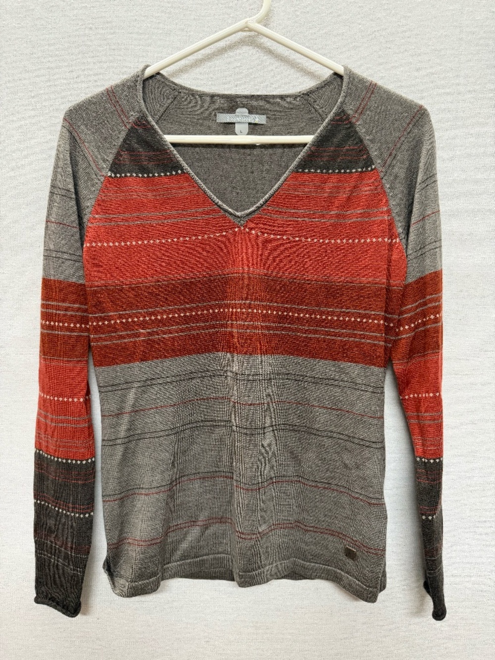 Smartwool Striped Lightweight Sweater - size L